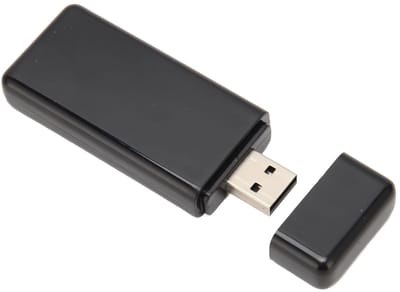 Allecto - Draadloze Netwerkadapter - Dual-band Ondersteuning - Tot 300 Mbps - USB Adapter - Geschikt voor Windows 7/8/10/11 - Compact Formaat