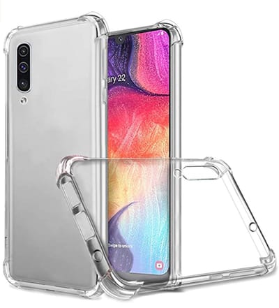 Hoesje geschikt voor Samsung Galaxy A50 - Backcover - Anti shock - Extra dun - Transparant