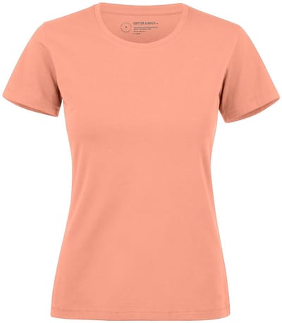 Cutter & Buck Manzanita Roundneck Dames 353409 - Papaya - M