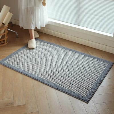 Tapis de Sol Porte d'Entrée Tapis d'Entrée Porte Maison Tapis de Porte Antidérapant Salon Luxe Léger Tapis de Porte d'Entrée Senior Peut Être Personnalisé 50x80cm