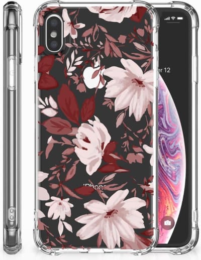 Back Cover Apple iPhone Xs Max Watercolor Flowers