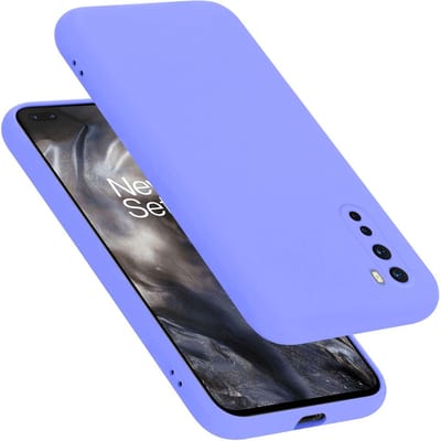 Cadorabo Hoesje geschikt voor OnePlus Nord in LIQUID LICHT PAARS - Beschermhoes gemaakt van flexibel TPU silicone Case Cover
