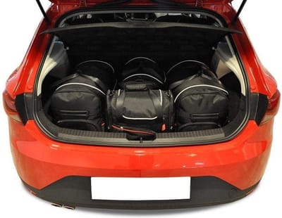 SEAT LEON HATCHBACK 2013-2020 5-delig Reistassen Op Maat Auto Interieur Kofferbak Organizer Accessoires