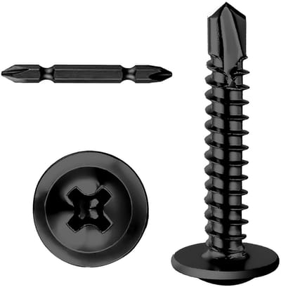 50 Stuks Zelftappende Schroeven M4.2x38mm, Roestvrij Staal, Voor Metaal en Plaatwerk, Inclusief Schroevendraaier Bit