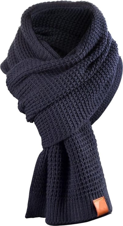 MKSS® Sjaal Dames - Sjaals Heren Winter - Colsjaal - Extra Zacht - Blauw