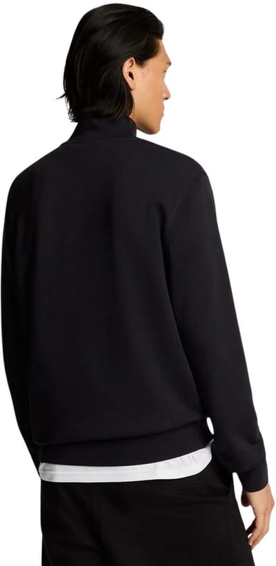 Lyle & Scott - Trui Zwart Lyle&scott Superfine Quarter Zip Sweaters Zwart Ml2258ton