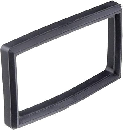Platte dichte SP-overloop voor sanitair - 67 x 37 x 6 mm