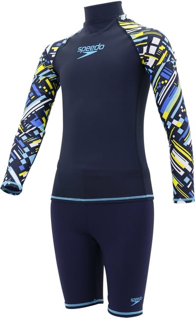 Speedo Jongens Badset - Rashguard & Zwemshort UPF50+