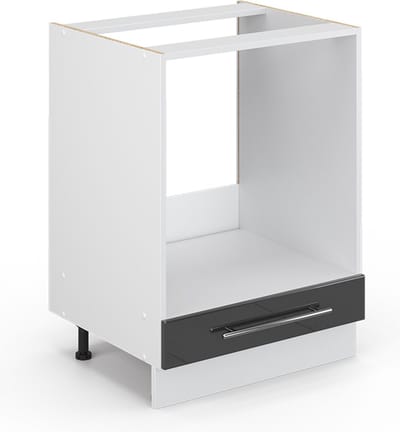 Vicco Fame-Line Ovenombouwkast – 60 cm zonder werkblad Antraciet Hoogglans