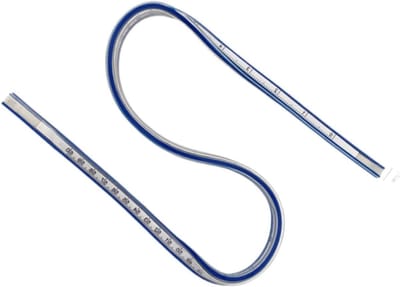 Gebogen Liniaal - Flexibele Meetlat - Tekenen Ontwerpen - Vrij Buigbaar - 100 cm - Niet gespecificeerd