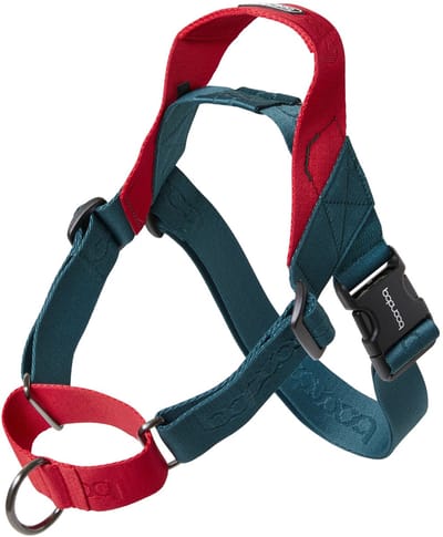 Boondog Martingale Hondentuig - Anti Trek - 2 Bevestigingspunten - Met Handvat - Meer Controle - Verstelbaar Harnas - Green - SM