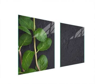 TMK ArtDeko - Glazen Beschermplaat - 40+45x52 cm - Gehard Glas - Veelzijdig Gebruik