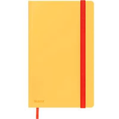 Notitieboek Leitz Cosy, DIN A5, ruitvormig, 100 g/m² papier, 80 vel, harde kaft, geel