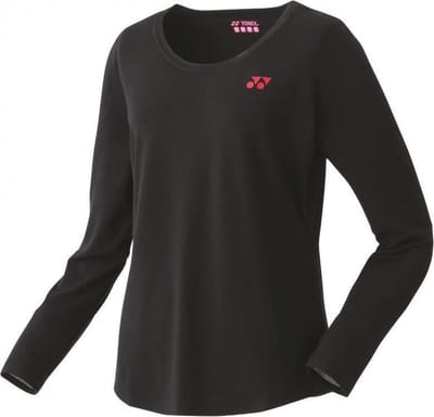 Yonex Tennisshirt Lady Long Zwart Dames Maat S