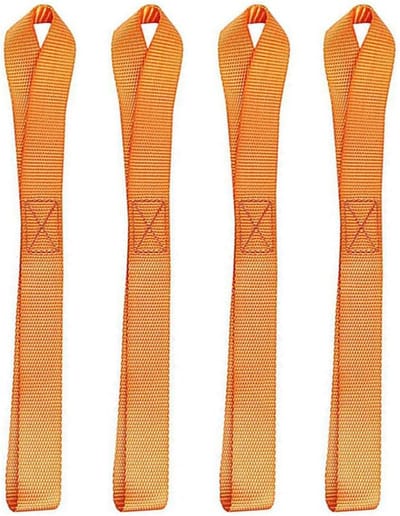 Set van 4 Sterke Lusbanden voor Motorfietsen en Quads - 2,5 x 40 cm - Laadvermogen 800 kg