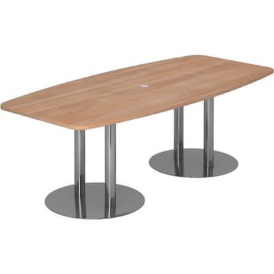 KARAT S 22 C - Karat Walnoot met voetstuk / chroom 220 x 103