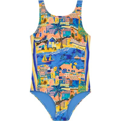 Shiwi Girls Rubin Swimsuit Island Multi Bright Island Größe: 158/164 | Bademode Outlet | Unisex