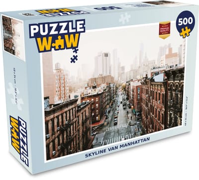 Puzzel New York - Skyline - Manhattan - Legpuzzel - Puzzel 500 stukjes