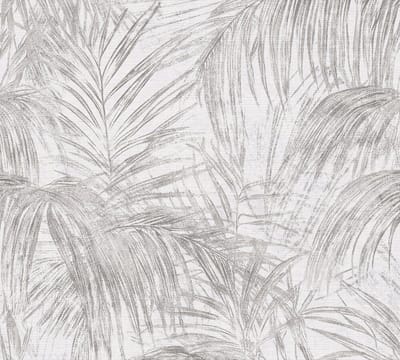 PALMBLADEREN BEHANG | Botanisch - Wit Grijs - Living Walls Michalsky 5