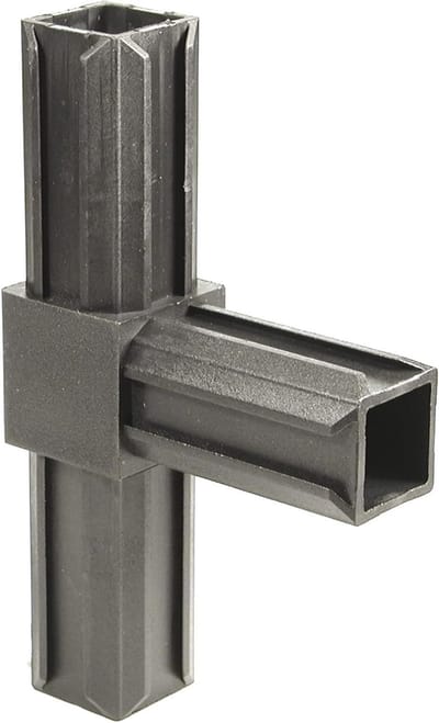 XD-buisverbinding T-stuk - Kunststof connector - Frameconstructies bouwen - Eenvoudig in elkaar te steken