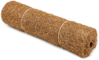 Cordeline Tapijt van kokosvezel, natuurlijk, 40 x 100 cm, 900 g/m², plantaardige mulch, bescherming tegen kou, onkruid, reptielen terrarium, bruin
