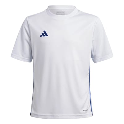 adidas T-shirt Kinderen Tabela 23 Jersey Wit-Blauw - Maat 164cm