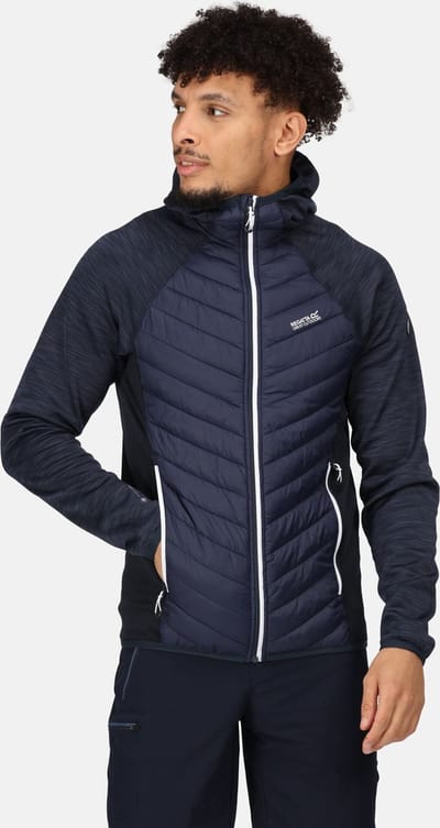 De Regatta Andreson VI Hybrid jas - outdoorjas - heren - lichtgewicht - waterafstotend - Donkere marine