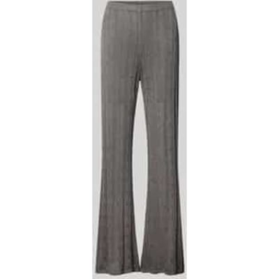 relaxed fit gebreide broek met viscose