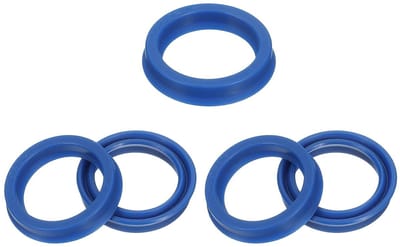 Radiale asafdichting 20mm ID x 26mm OD x 5mm breed, 5 stuks PU afdichtingen voor industriële lagers en pompen, blauw en duurzaam