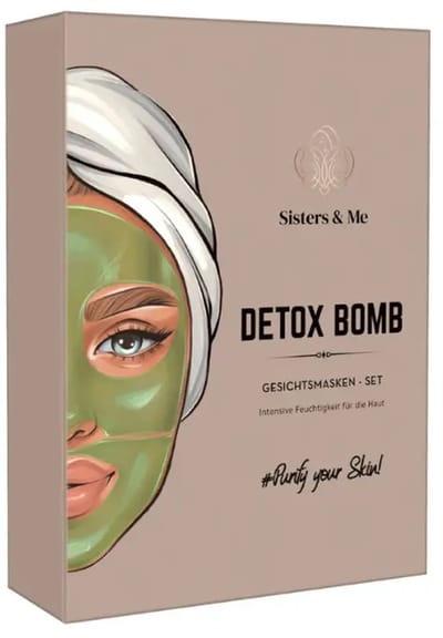 Sisters & Me | Detox Bomb - Set 9-delig - FaceMasks - EyePads - Vegan