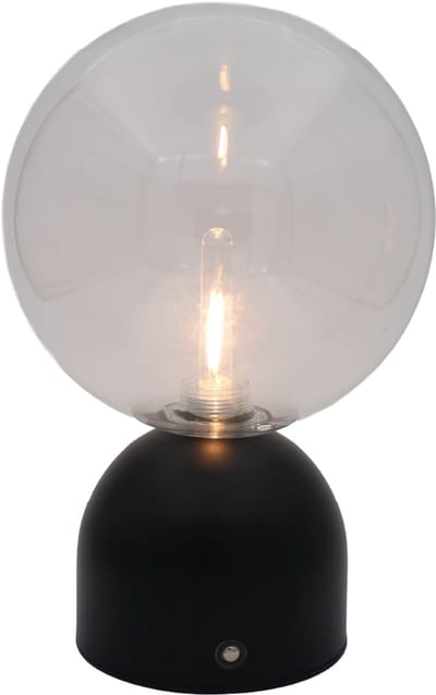 Luxus Europe - Tafellamp Touch Lina Zwart - Draadloze LED Tafellamp Binnen - USB-C Oplaadbaar - Touchbediening - Dimbaar - 3 Lichtkleuren