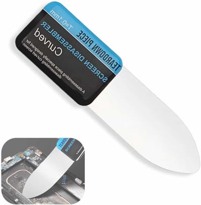 Ultra-dunne 0.1mm gebogen spudger en pry blade voor reparatie en opening van apparaten, ideaal voor smartphones en tablets