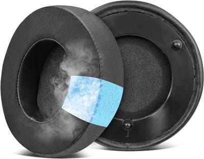 Vervangende koelende gel oorkussens voor gaming headsets, geluidsisolatie, comfortabele pasvorm en hoge dichtheid schuimkussens