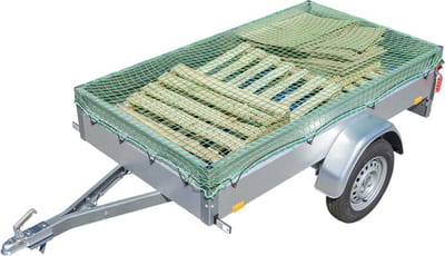 ProPlus Aanhangernet - 2 x 3.5 - Aanhangwagennet - Afdeknet - Trailernet - Ladingnet - Veiligheid - Ø5 mm - Met Elastisch Koord - Maaswijdte 45 x 45 mm - UV-gestabiliseerd - Inclusief Opbergtas