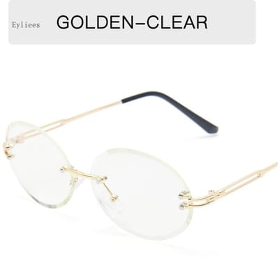 Lunettes de soleil rondes circulaires pour femmes Protection solaire Sans monture Bord coupé Anti-reflets Lunettes de soleil pour femmes Adultes Vintage Rétro Vintage Rétro Soleil