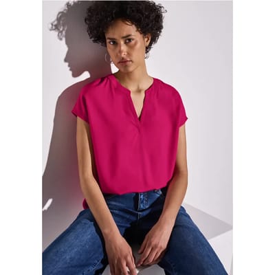 Blouse in effen kleur