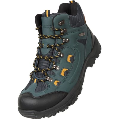 Mountain Warehouse Heren Adventurer Waterdichte Wandelschoenen (Blauw)
