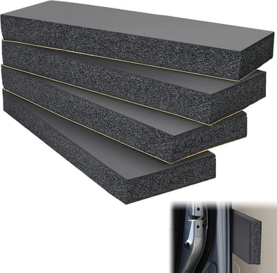 4x Garagewandbeschermers EVA Schuim – 30x10x3 cm Zelfklevende Randbescherming Garage