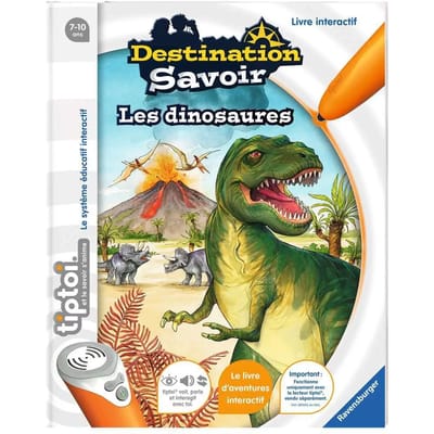 tiptoi, Interactief boek, Bestemming Kennis De dinosaurussen, 7 jaar, Ravensburger