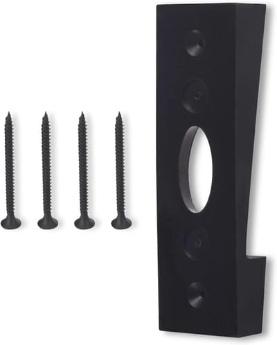 Deurbel Hoek Versteller - Deurbel Montage - Juiste Beeldhoek - Geen Extra Gaten - 12.7 x 3.81 cm - Zwart