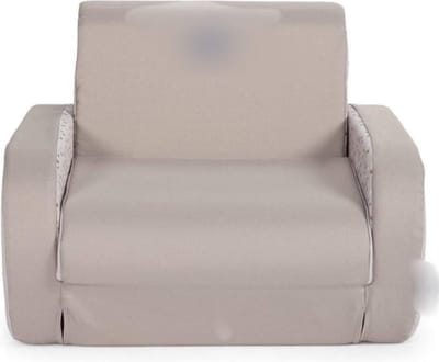 Thuys - Luxe Slaapfauteuil – Slaapstoel – Logeerbed – Slaapbank 1 Persoons – Veelzijdig Design – Kindvriendelijk – Hoogwaardig Materiaal – Grijs
