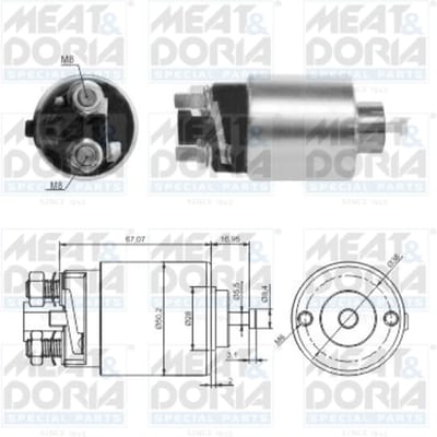 Magneetschakelaar, starter MEAT & DORIA 46285