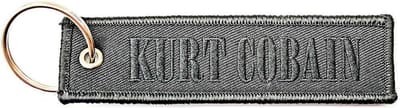 Kurt Cobain - Logo Sleutelhanger - Zwart