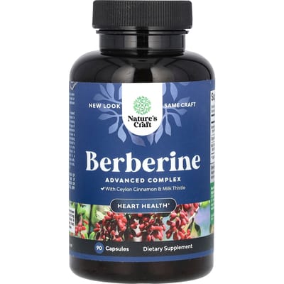 Nature's Craft, Berberine, 90 Capsules