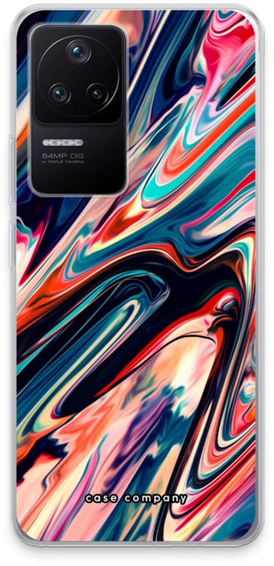 Case Company® - Hoesje geschikt voor Xiaomi Poco F4 hoesje - Quantum Being - Soft Cover Telefoonhoesje - Bescherming aan alle Kanten en Schermrand