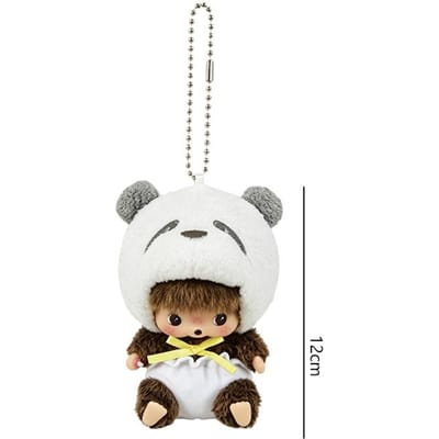 Kawaii Monchhichi Sleutelhanger Cartoon Nieuwe Monchichi Hanger Rugzak Hangende Bedeltjes Schattige Monchich Sleutelhanger Feest Bedankje Cadeau white