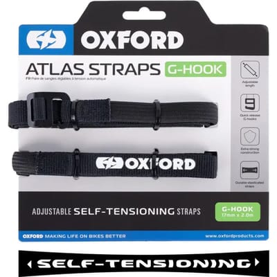 Motorfiets omtrek Oxford Atlas G-Hook (x2)