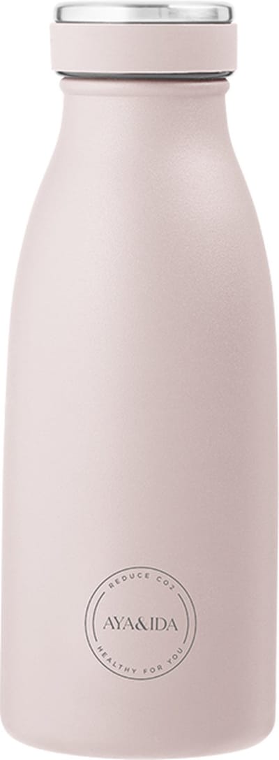 AYA & IDA - Drinking Bottle - Thermosfles - waterfles - 350ml - SOFT ROSE