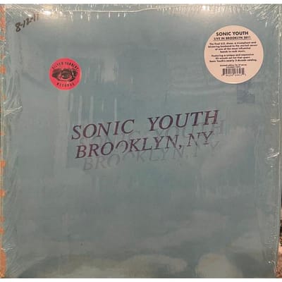LP Plaat SONIC YOUTH - Live In Brooklyn 2011 SC55 Silver Current 2023 VS & Can Rock gray