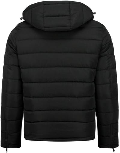 Heren Jack met Capuchon - Slim Fit - Tussenjas Heren - 8210 - Zwart